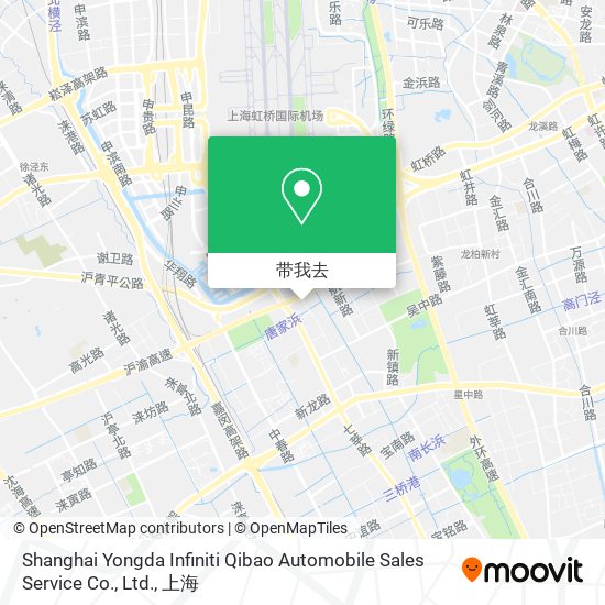 Shanghai Yongda Infiniti Qibao Automobile Sales Service Co., Ltd.地图