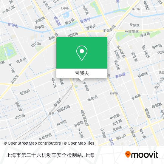 上海市第二十六机动车安全检测站地图