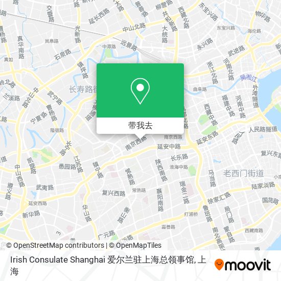 Irish Consulate Shanghai 爱尔兰驻上海总领事馆地图