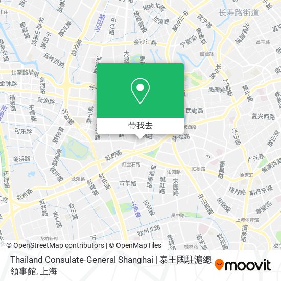 Thailand Consulate-General Shanghai | 泰王國駐滬總領事館地图