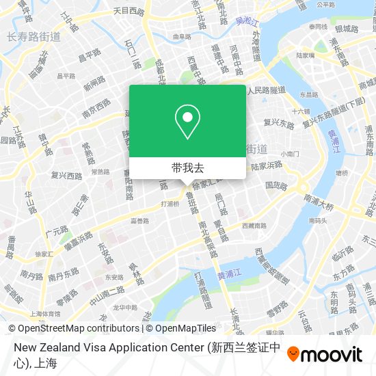New Zealand Visa Application Center (新西兰签证中心)地图