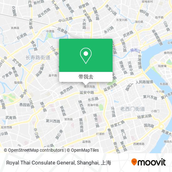 Royal Thai Consulate General, Shanghai地图