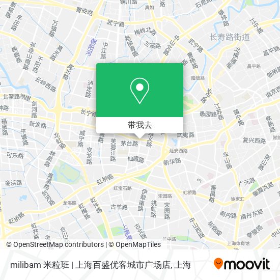 milibam 米粒班 | 上海百盛优客城市广场店地图