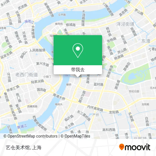 艺仓美术馆地图