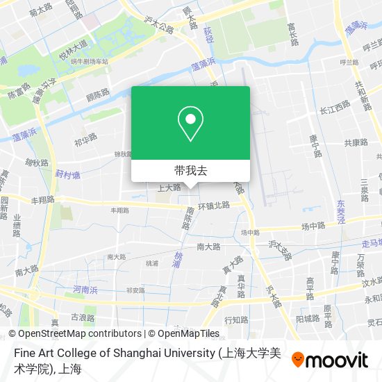 Fine Art College of Shanghai University (上海大学美术学院)地图