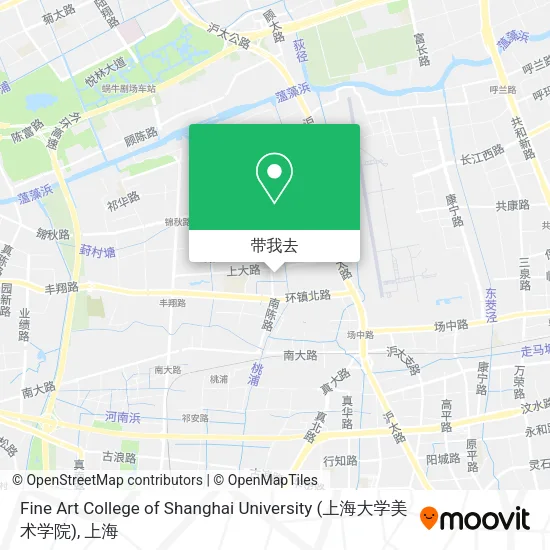 Fine Art College of Shanghai University (上海大学美术学院)地图