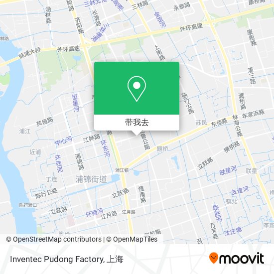 Inventec Pudong Factory地图