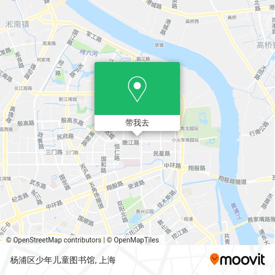 杨浦区少年儿童图书馆地图