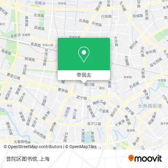 普陀区图书馆地图