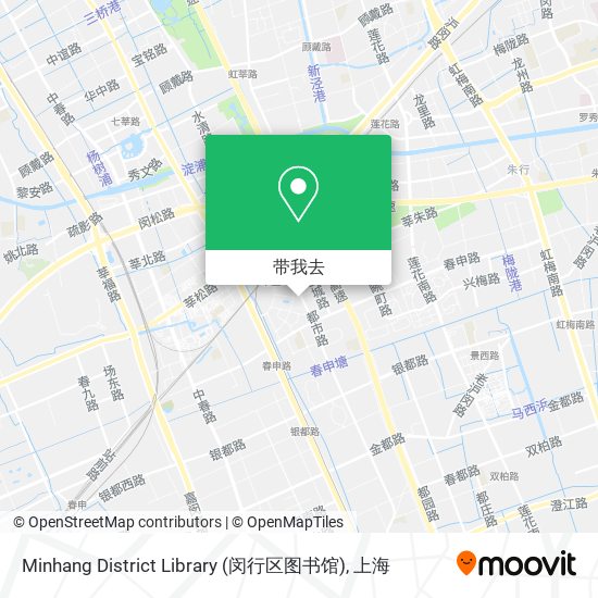 Minhang District Library (闵行区图书馆)地图