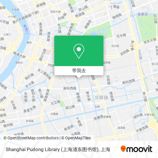 Shanghai Pudong Library (上海浦东图书馆)地图