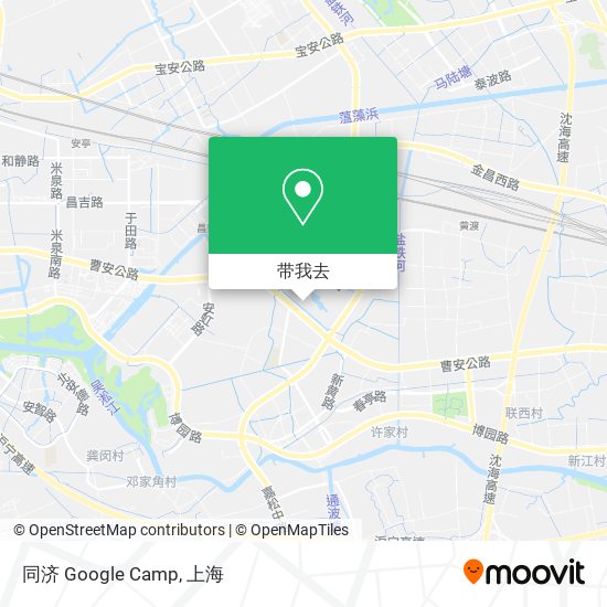 同济 Google Camp地图