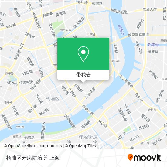 杨浦区牙病防治所地图