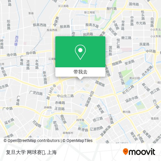 复旦大学 网球赛🎾地图