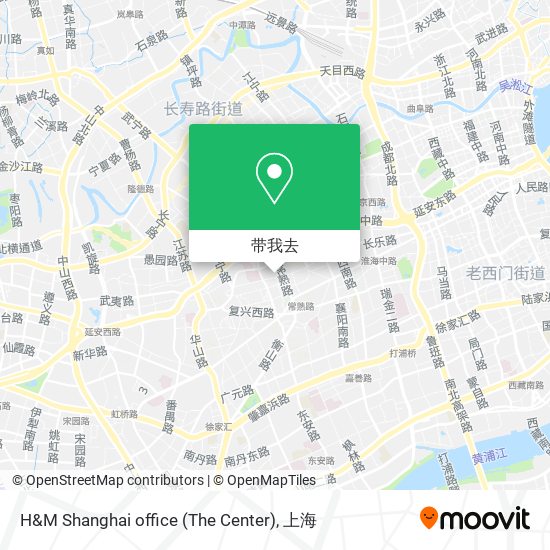 H&M Shanghai office (The Center)地图