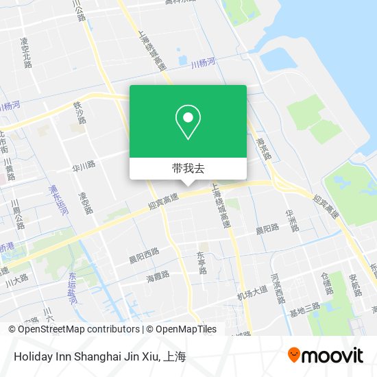 Holiday Inn Shanghai Jin Xiu地图