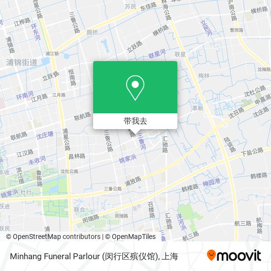 Minhang Funeral Parlour (闵行区殡仪馆)地图