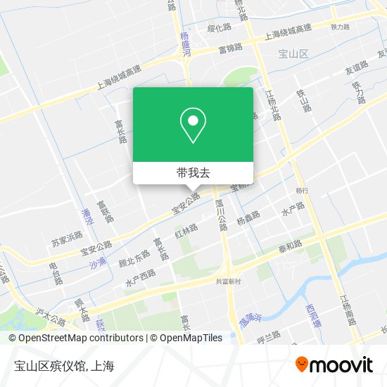 宝山区殡仪馆地图