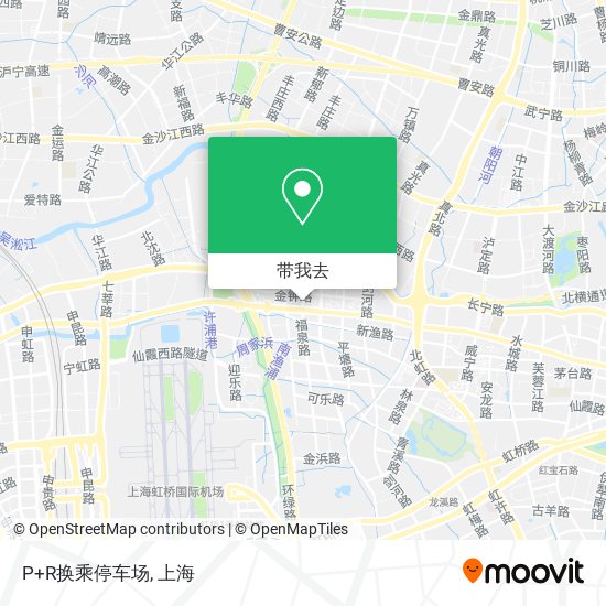 P+R换乘停车场地图