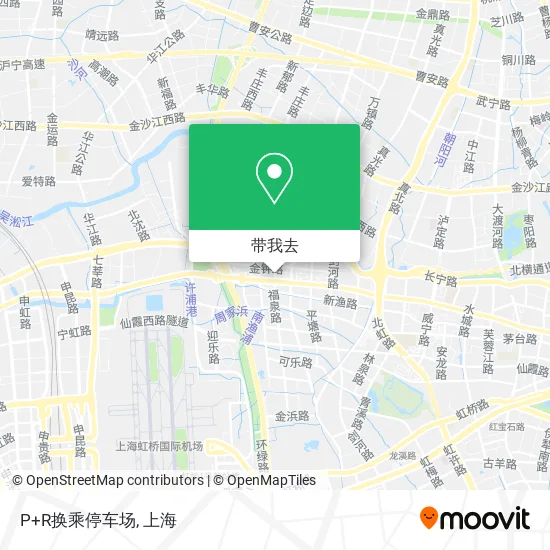 P+R换乘停车场地图