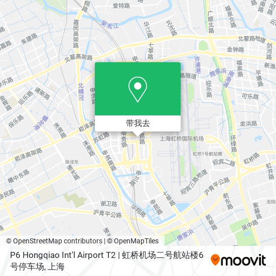 P6 Hongqiao Int'l Airport T2 | 虹桥机场二号航站楼6号停车场地图