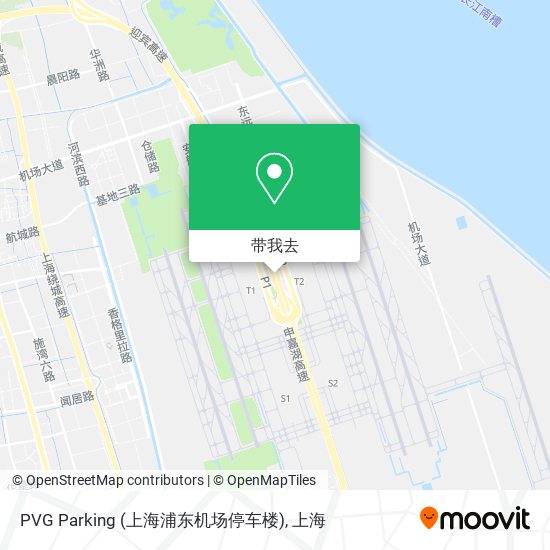 PVG Parking (上海浦东机场停车楼)地图