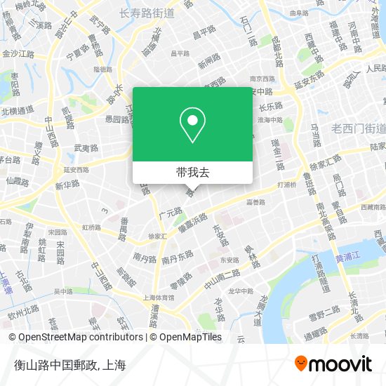 衡山路中囯郵政地图
