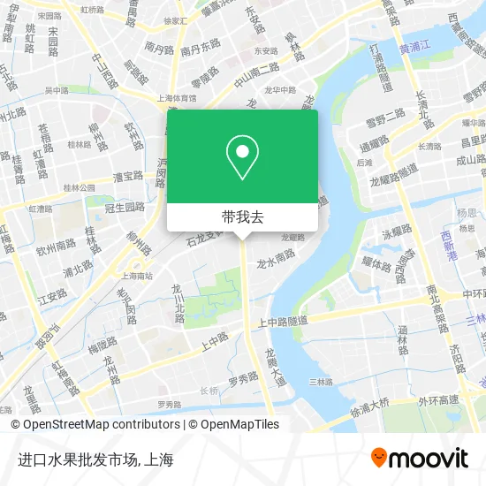 进口水果批发市场地图