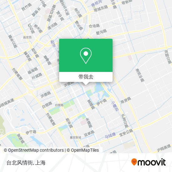 台北风情街地图