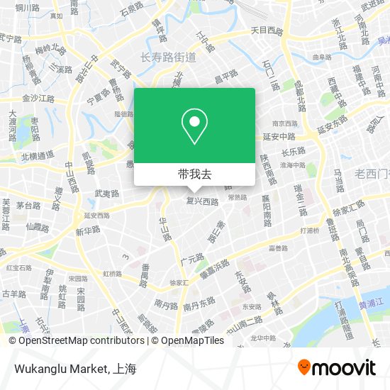 Wukanglu Market地图