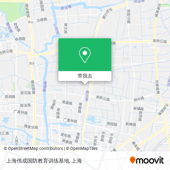 上海伟成国防教育训练基地地图