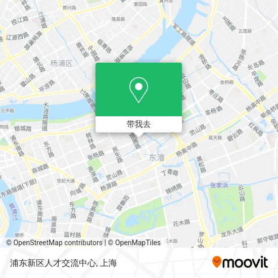 浦东新区人才交流中心地图