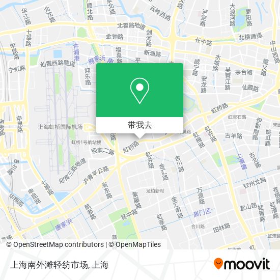 上海南外滩轻纺市场地图