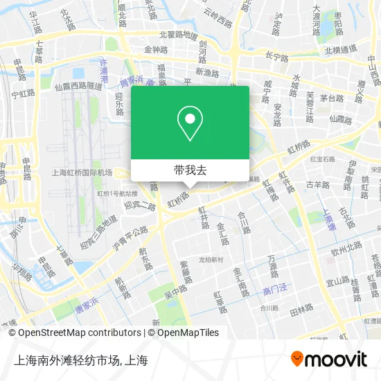 上海南外滩轻纺市场地图