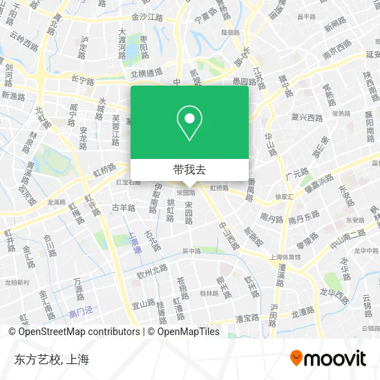 东方艺校地图