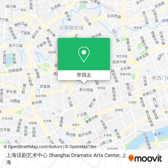 上海话剧艺术中心 Shanghai Dramatic Arts Center地图
