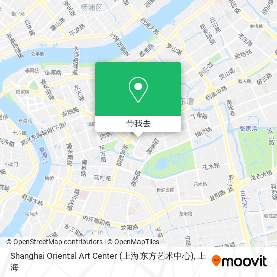 Shanghai Oriental Art Center (上海东方艺术中心)地图