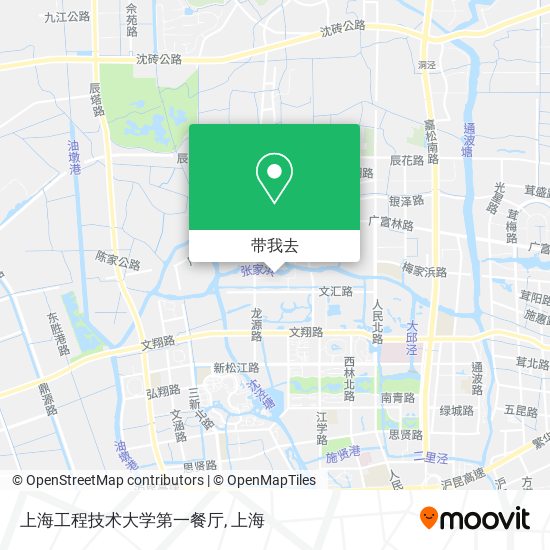 上海工程技术大学第一餐厅地图