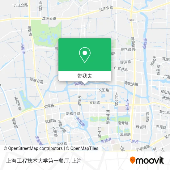 上海工程技术大学第一餐厅地图