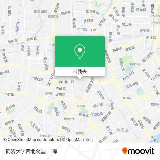 同济大学西北食堂地图