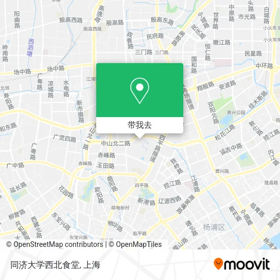 同济大学西北食堂地图