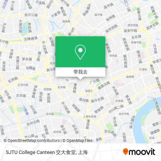 SJTU College Canteen 交大食堂地图