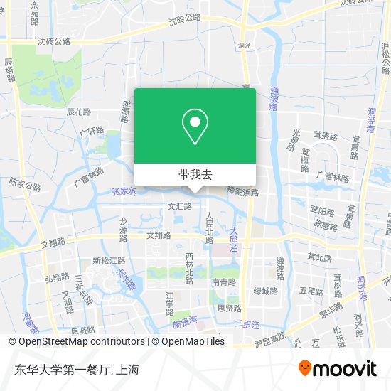 东华大学第一餐厅地图