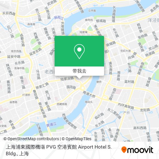 上海浦東國際機塲 PVG 空港賓館 Airport Hotel S. Bldg.地图