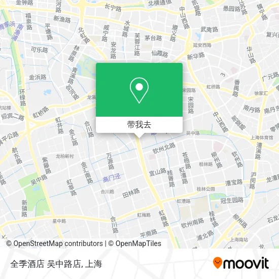 全季酒店 吴中路店地图