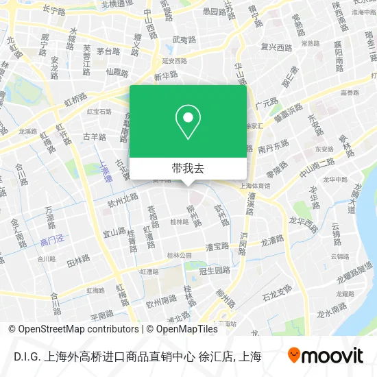 D.I.G. 上海外高桥进口商品直销中心 徐汇店地图