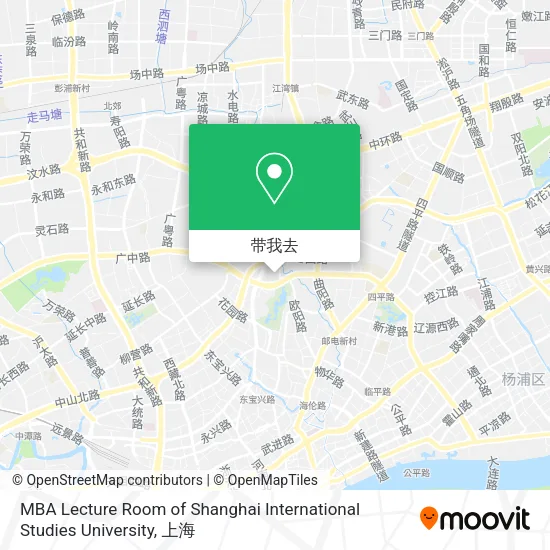 MBA Lecture Room of Shanghai International Studies University地图