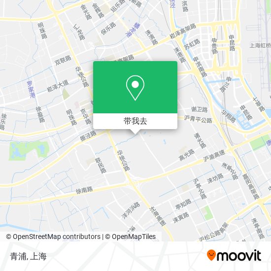 青浦地图