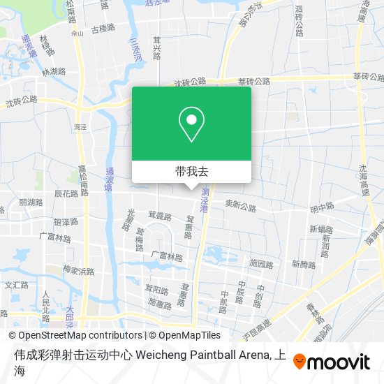 伟成彩弹射击运动中心 Weicheng Paintball Arena地图