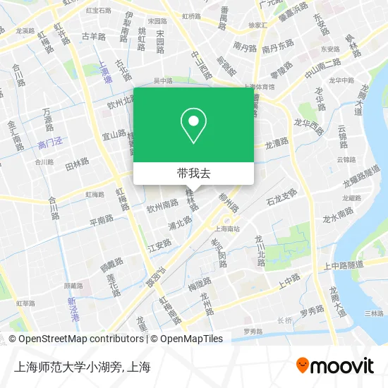 上海师范大学小湖旁地图